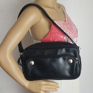 Longchamp Maryse black leather shou…